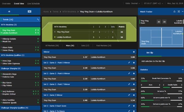 10Bet Live Betting